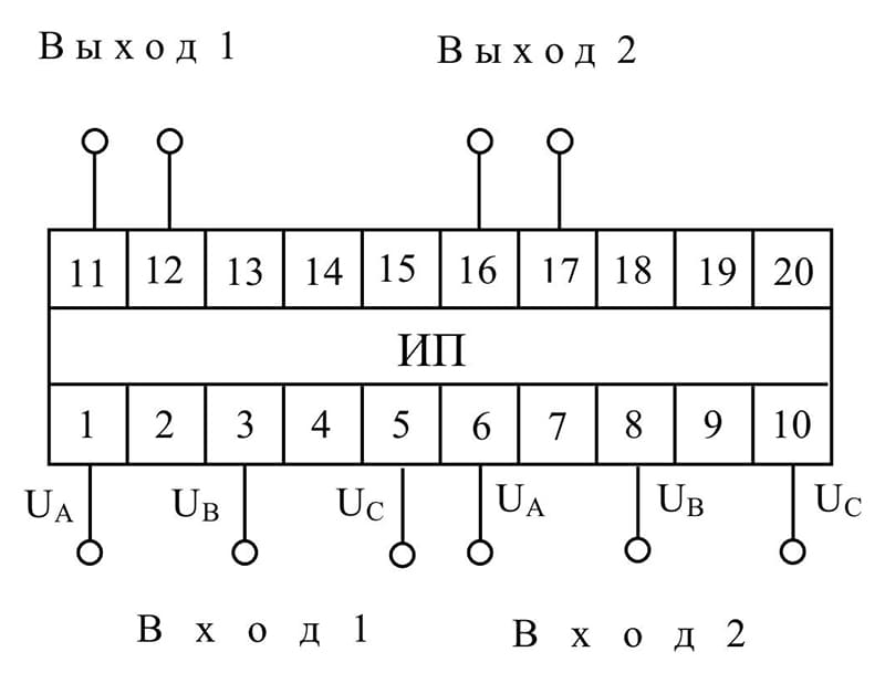 Схема подключения ЭП8565