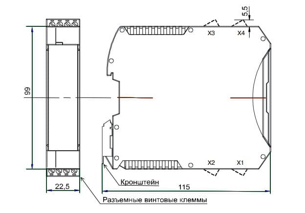 НПСИ-230-ПМ10 преобразователь измерительный потенциометров НПСИ-230-ПМ10 преобразователь измерительный потенциометров