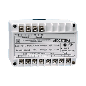 AEDC875 преобразователь измерительный постоянного тока