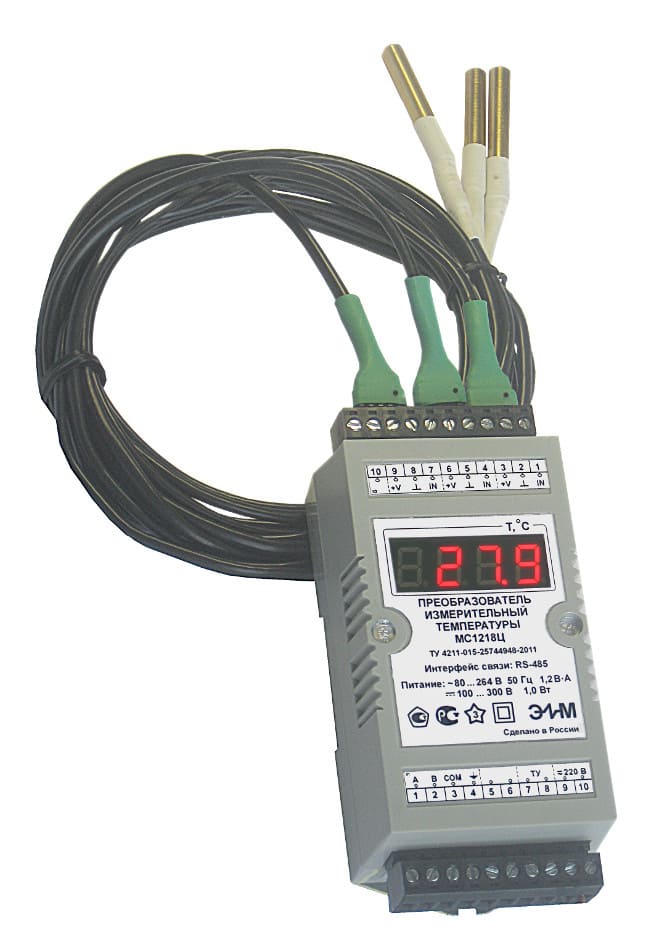преобразователь измерительный температуры МС1218Ц