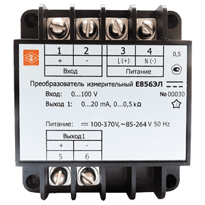 Е856ЭЛ преобразователь измерительный постоянного тока и напряжения